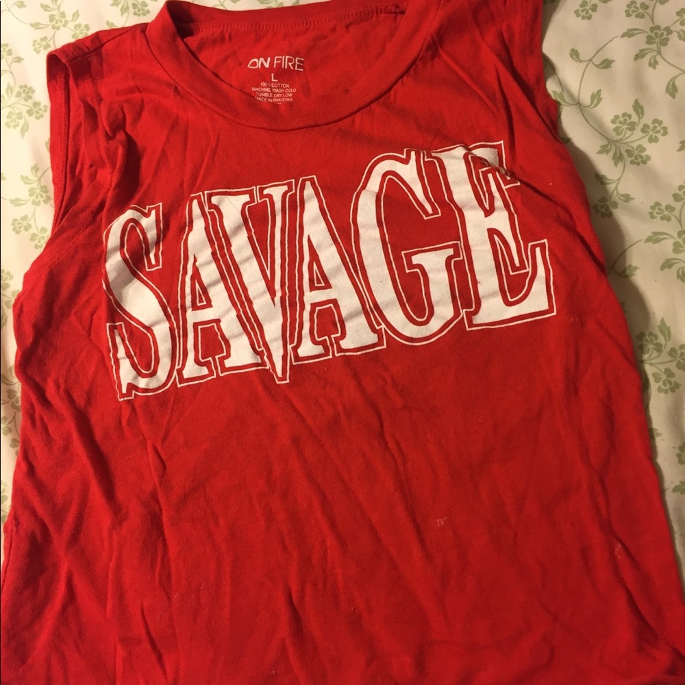 Savage sleeveless shirt